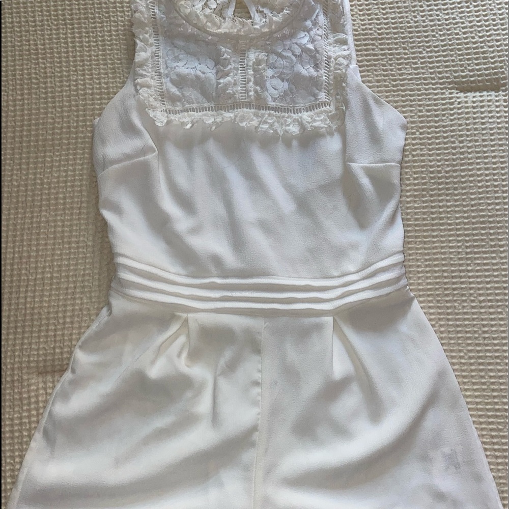 White Lace Romper
